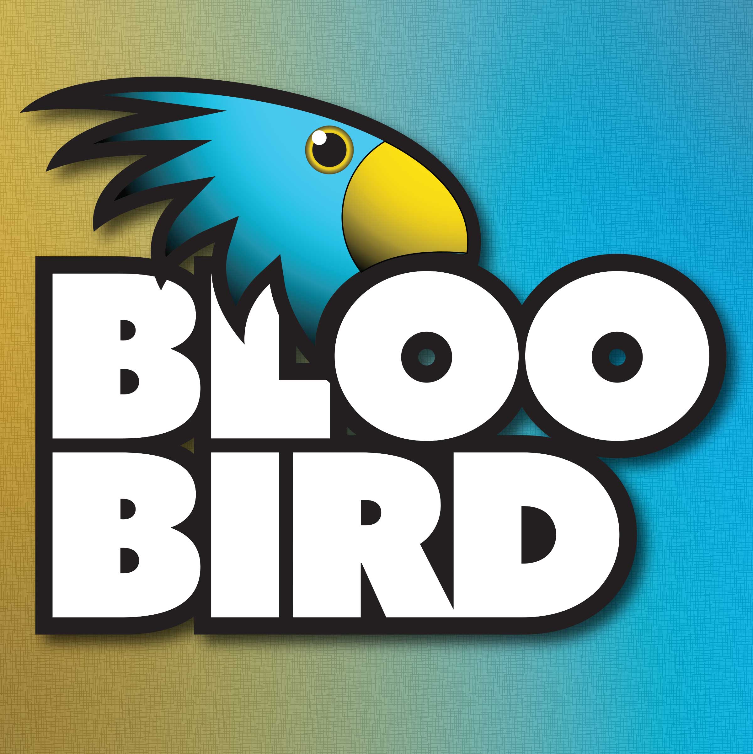 Project BLOOBIRD logo mockup